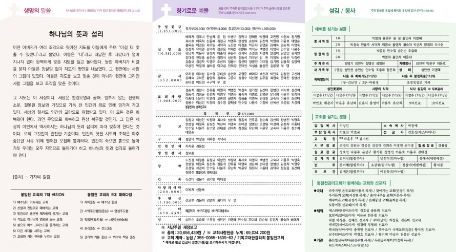 봉일천교회 / 주보